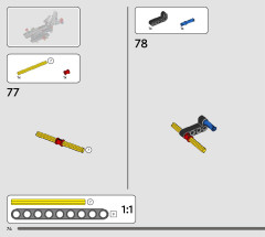 LEGO 42178 instructions page 74 – build guide