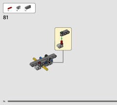 LEGO 42178 instructions page 76 – build guide