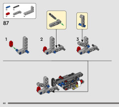 LEGO 42178 instructions page 80 – build guide