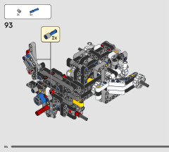 LEGO 42178 instructions page 84 – build guide