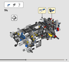 LEGO 42178 instructions page 85 – build guide