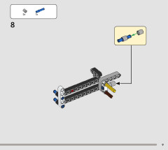 LEGO 42178 instructions page 9 – build guide