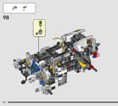 LEGO 42178 instructions page 92 – build guide
