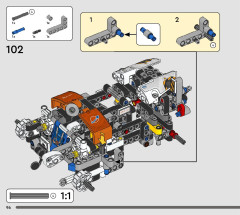 LEGO 42178 instructions page 96 – build guide