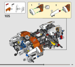 LEGO 42178 instructions page 99 – build guide
