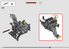 LEGO 42180 instructions page 110 – build guide
