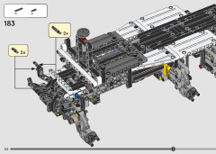 LEGO 42180 instructions page 122 – build guide