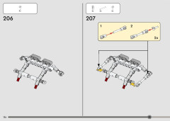 LEGO 42180 instructions page 134 – build guide