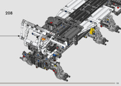 LEGO 42180 instructions page 135 – build guide