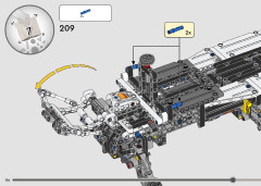 LEGO 42180 instructions page 136 – build guide