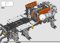 LEGO 42180 instructions page 198 – build guide