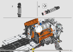 LEGO 42180 instructions page 201 – build guide