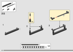 LEGO 42180 instructions page 222 – build guide