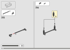 LEGO 42180 instructions page 224 – build guide