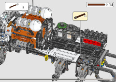 LEGO 42180 instructions page 245 – build guide