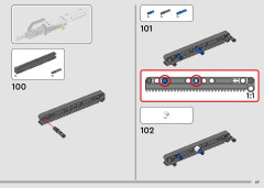 LEGO 42180 instructions page 69 – build guide