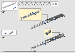 LEGO 42180 instructions page 70 – build guide