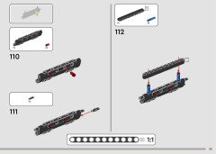 LEGO 42180 instructions page 75 – build guide