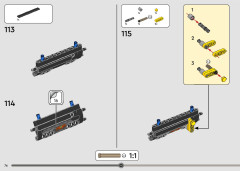 LEGO 42180 instructions page 76 – build guide