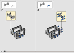 LEGO 42180 instructions page 8 – build guide