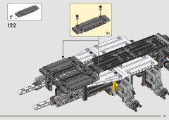 LEGO 42180 instructions page 83 – build guide