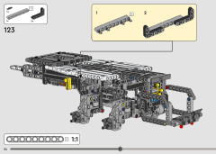 LEGO 42180 instructions page 84 – build guide