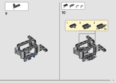 LEGO 42180 instructions page 9 – build guide