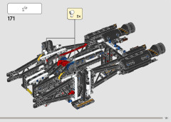 LEGO 42181 instructions page 131 – build guide