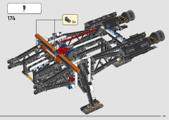 LEGO 42181 instructions page 137 – build guide