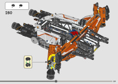LEGO 42181 instructions page 209 – build guide