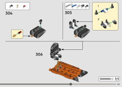LEGO 42181 instructions page 225 – build guide