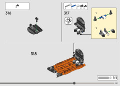 LEGO 42181 instructions page 231 – build guide