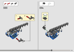 LEGO 42181 instructions page 243 – build guide