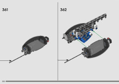 LEGO 42181 instructions page 252 – build guide