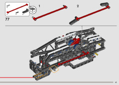 LEGO 42181 instructions page 65 – build guide