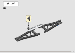 LEGO 42181 instructions page 71 – build guide