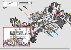 LEGO 42182 instructions page 137 – build guide