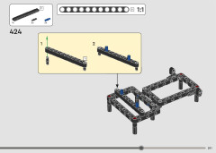 LEGO 42182 instructions page 291 – build guide