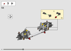 LEGO 42182 instructions page 62 – build guide