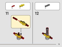 LEGO 42197 instructions page 15 – build guide