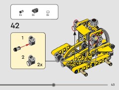 LEGO 42197 instructions page 43 – build guide