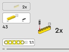 LEGO 42197 instructions page 44 – build guide