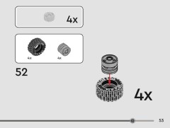 LEGO 42197 instructions page 53 – build guide