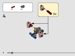 LEGO 42197 instructions page 8 – build guide