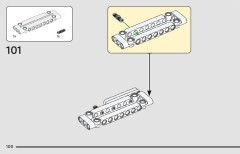 LEGO 42198 instructions page 100 – build guide