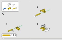LEGO 42198 instructions page 76 – build guide