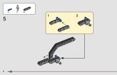 LEGO 42198 instructions page 8 – build guide