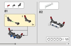 LEGO 42198 instructions page 81 – build guide