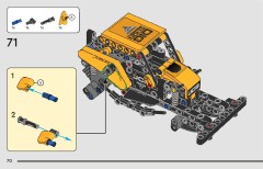 LEGO 42199 instructions page 70 – build guide