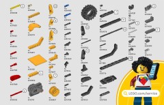 LEGO 42199 instructions page 95 – build guide